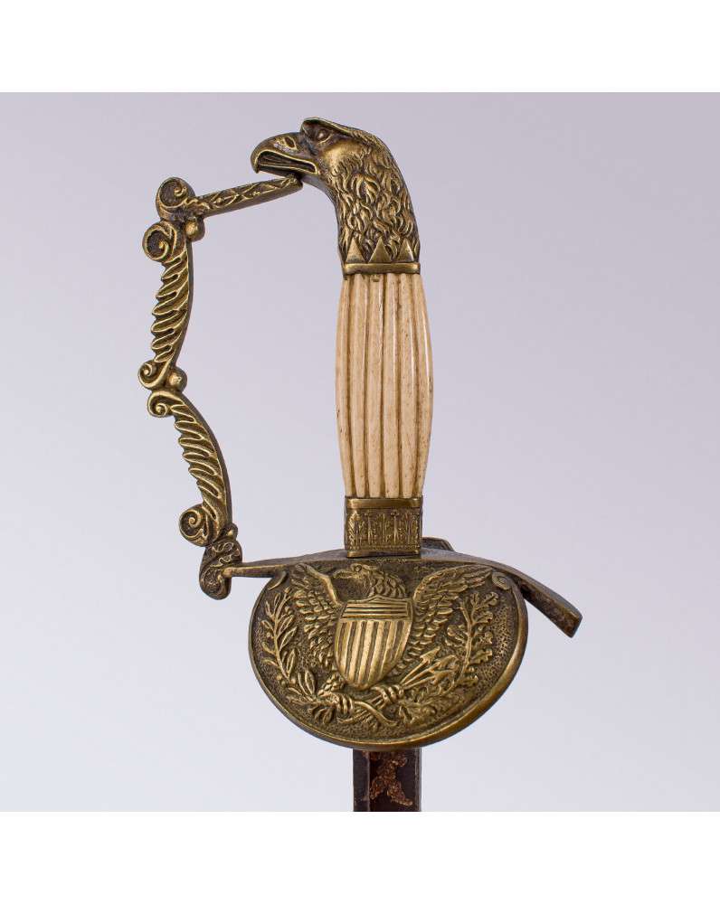 Epée d’Officier Américain à Tête d’Aigle Circa 1820
