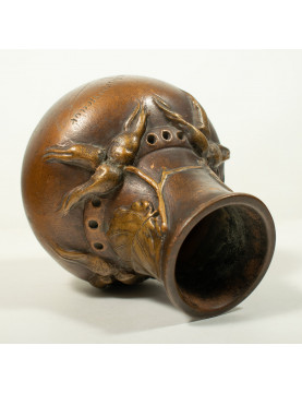 Henri-Laurent DESROUSSEAUX (1862-1906) , L'Isle Adam : Vase Art Nouveau