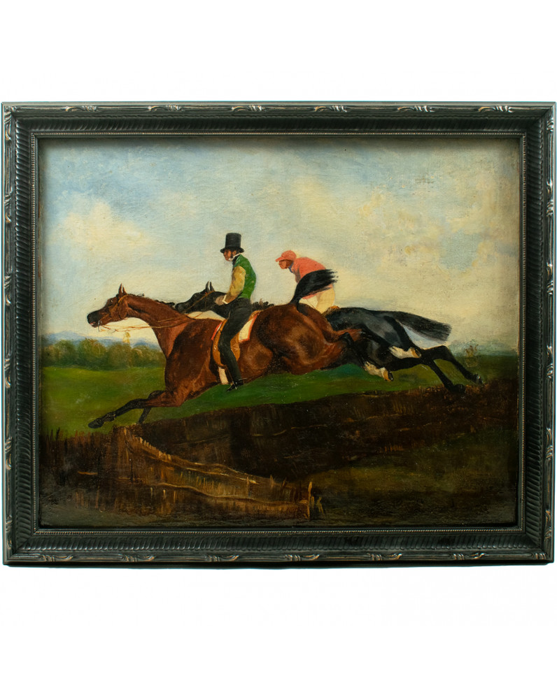 La Petite Course No. 9  - Alfred de Dreux, 19eme siecle