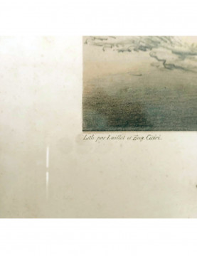 Lithograph Le Poney apres Alfred de Dreux, c 1840