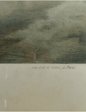 Lithograph Le Poney apres Alfred de Dreux, c 1840
