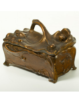 Art Nouveau Trinket Box - Marked JB Signifies the Best